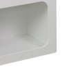 Βιβλιοθήκη-ραφιέρα Emersi pakoworld mdf σε λευκή απόχρωση 70x35x100εκ