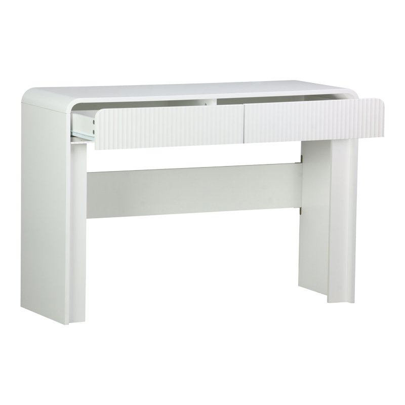 Κονσόλα Zeplen pakoworld λευκό mdf 110x38x75εκ