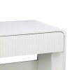 Κονσόλα Zeplen pakoworld λευκό mdf 110x38x75εκ