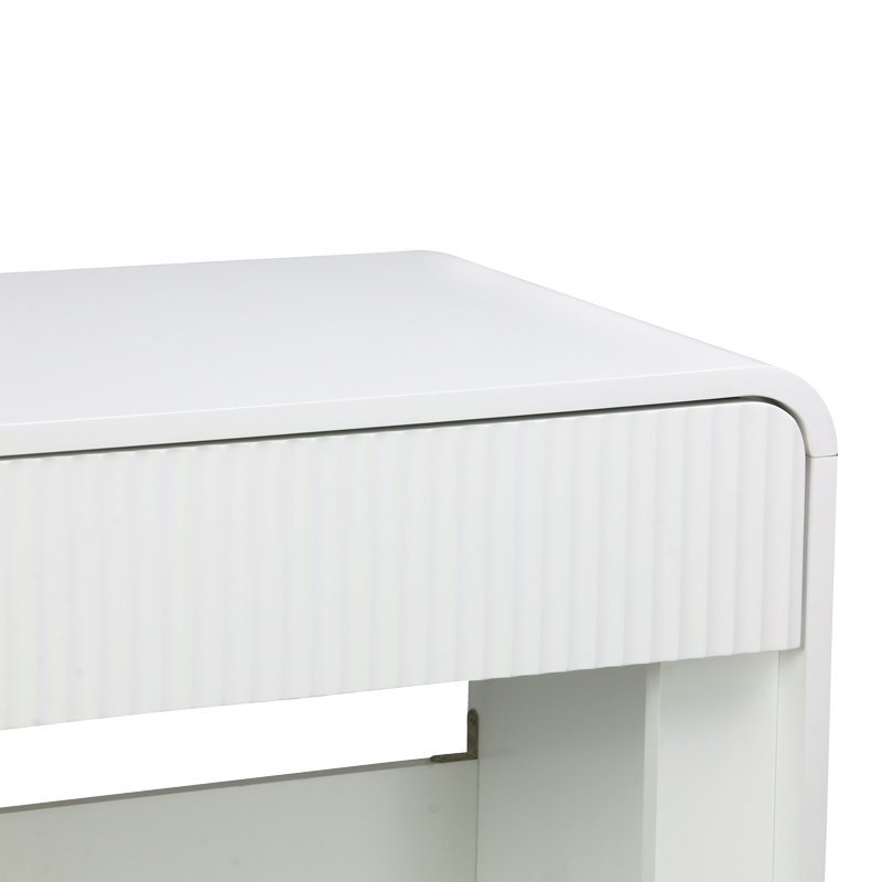 Κονσόλα Zeplen pakoworld λευκό mdf 110x38x75εκ