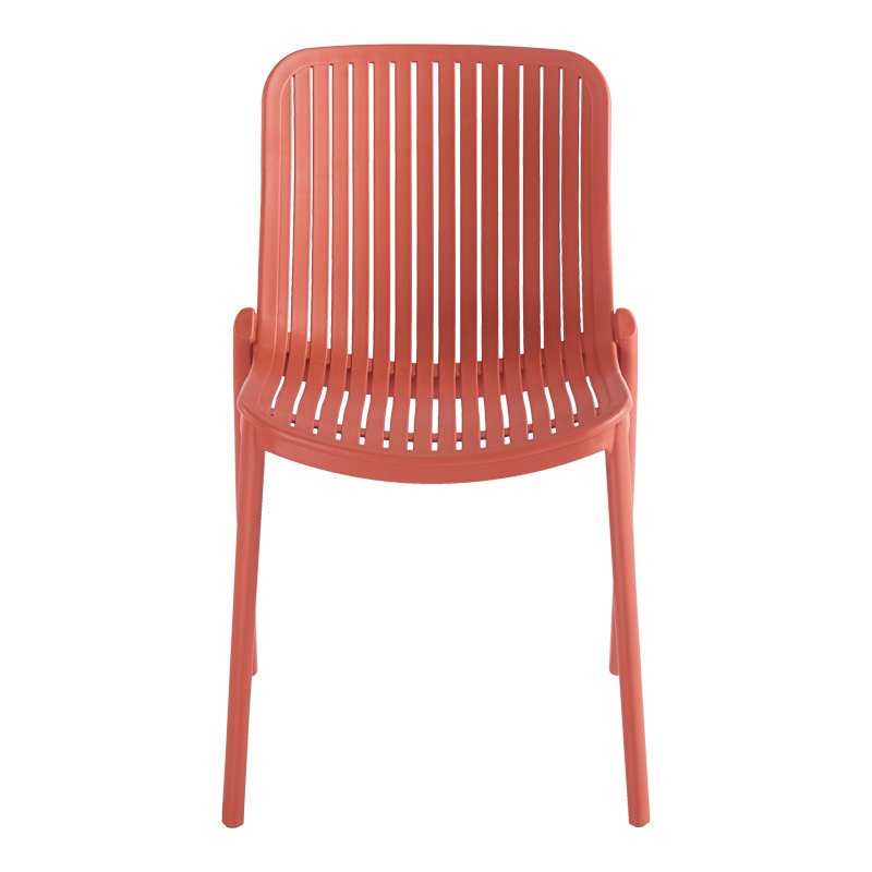Καρέκλα Teragi στοιβαζόμενη pakoworld pp με UV protection terracotta 58x43.5x82εκ Καρέκλα Teragi στοιβαζόμενη pakoworld pp με UV protection terracotta 58x43.5x82εκ