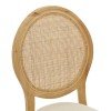 Καρέκλα Canco pakoworld φυσικό rubberwood-φυσικό rattan 50x53x98εκ Καρέκλα Canco pakoworld φυσικό rubberwood-φυσικό rattan 50x53x98εκ