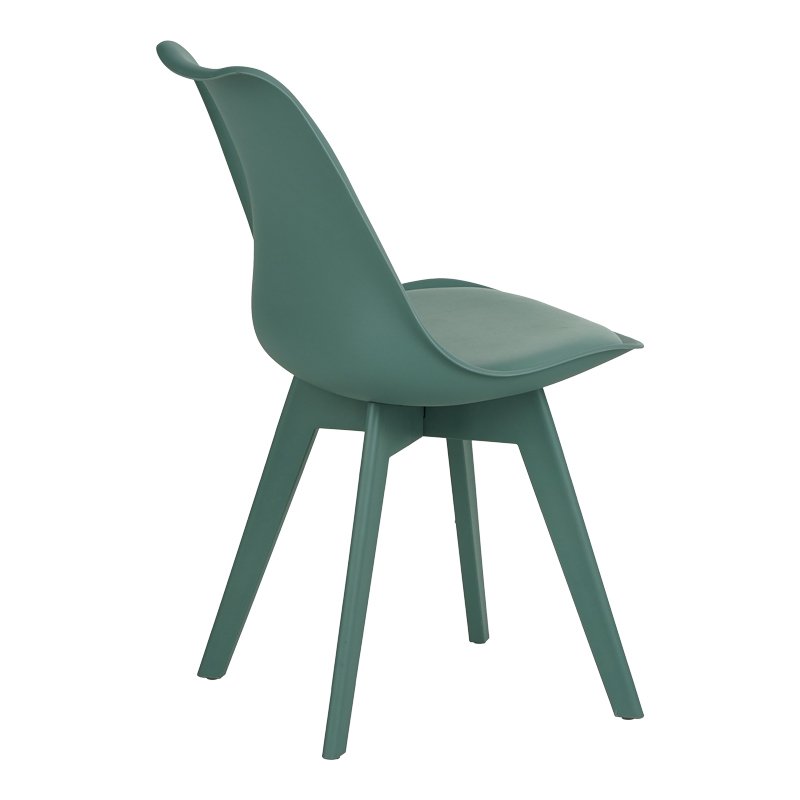 Καρέκλα Gaston I pakoworld PP-PU σε μέντα απόχρωση 48.5x53.5x81.5εκ