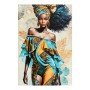 Πίνακας σε καμβά Georgina I 3D Inart 80x3x120εκ