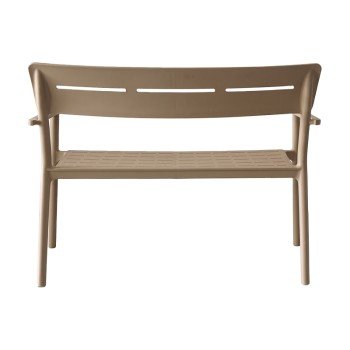 Παγκάκι διθέσιο Cadrin pakoworld cappuccino PP 117x60x83εκ