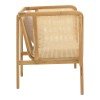 Πολυθρόνα Jenta pakoworld teak ξύλο με rattan σε φυσική απόχρωση και μπεζ μαξιλάρι 72x67x92εκ Πολυθρόνα Jenta pakoworld teak ξύλο με rattan σε φυσική απόχρωση και μπεζ μαξιλάρι 72x67x92εκ