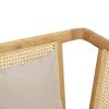 Πολυθρόνα Jenta pakoworld teak ξύλο με rattan σε φυσική απόχρωση και μπεζ μαξιλάρι 72x67x92εκ Πολυθρόνα Jenta pakoworld teak ξύλο με rattan σε φυσική απόχρωση και μπεζ μαξιλάρι 72x67x92εκ