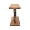 Κονσόλα Nasiol Inart teak ξύλο σε φυσική απόχρωση 120x40x75εκ
