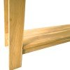 Κονσόλα Decoza pakoworld teak ξύλο σε φυσική απόχρωση 140x40x80εκ