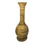 Διακοσμητικό βάζο Strail Inart banana rope σε φυσική απόχρωση Φ40x100εκ