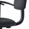 Καρέκλα ρεσεψιόν Icina Ι pakoworld pu σε μαύρη απόχρωση 58x54x102-123εκ