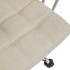 Καρέκλα γραφείου Buleco pakoworld μπεζ ύφασμα 56x46x74-86εκ