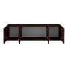 Πατάρι ντουλάπας Royal pakoworld τετράφυλλο wenge 200x58x53εκ