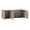 Πατάρι ντουλάπας Royal pakoworld τρίφυλλο sonoma 150x58x53εκ
