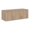 Πατάρι ντουλάπας Royal pakoworld τρίφυλλο sonoma 150x58x53εκ