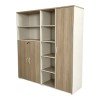 Βιβλιοθήκη γραφείου Stark pakoworld σε oak-μπεζ απόχρωση 160x40x200εκ Βιβλιοθήκη γραφείου Stark pakoworld σε oak-μπεζ απόχρωση 160x40x200εκ
