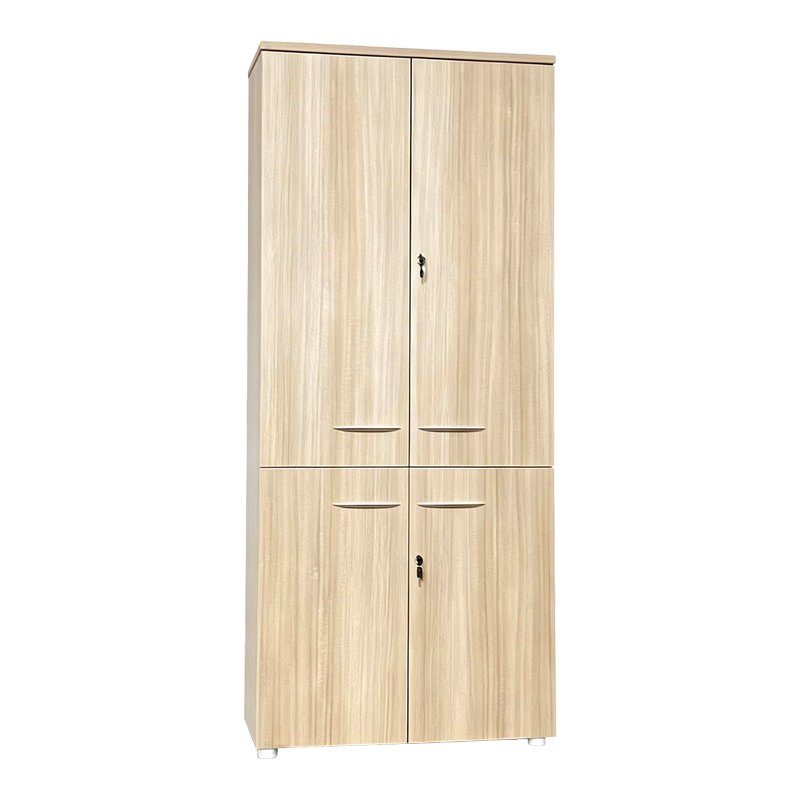 Ντουλάπα γραφείου Stark pakoworld σε oak-μπεζ 80x40x200εκ