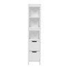 Ντουλάπι-στήλη Kelby pakoworld mdf λευκό 30x30x144εκ