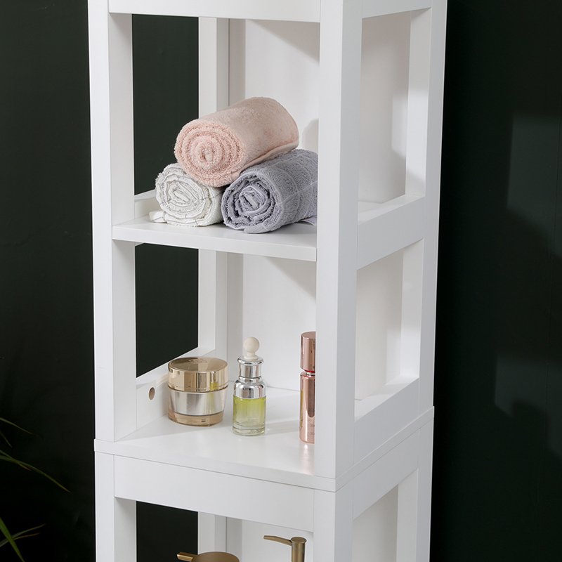 Ντουλάπι-στήλη Kelby pakoworld mdf λευκό 30x30x144εκ