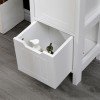 Ντουλάπι-στήλη Kelby pakoworld mdf λευκό 30x30x144εκ
