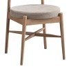 Καρέκλα Raudi pakoworld rubberwood σε φυσική-μπεζ απόχρωση 45.5x45.5x81εκ