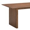 Τραπεζαρία Eleganza-Raudi pakoworld σετ 7τεμ mdf σε καρυδί-εκρού απόχρωση 180x99x75.8εκ