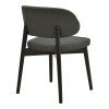 Καρέκλα Siena pakoworld μαύρο ύφασμα και rubberwood 48x50x81εκ Καρέκλα Siena pakoworld μαύρο ύφασμα και rubberwood 48x50x81εκ