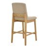 Σκαμπό μπαρ Dalby pakoworld sonoma rubberwood και μπεζ ύφασμα 50x45x102,5εκ Σκαμπό μπαρ Dalby pakoworld sonoma rubberwood και μπεζ ύφασμα 50x45x102,5εκ