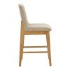 Σκαμπό μπαρ Dalby pakoworld sonoma rubberwood και μπεζ ύφασμα 50x45x102,5εκ Σκαμπό μπαρ Dalby pakoworld sonoma rubberwood και μπεζ ύφασμα 50x45x102,5εκ