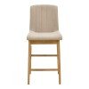 Σκαμπό μπαρ Dalby pakoworld sonoma rubberwood και μπεζ ύφασμα 50x45x102,5εκ Σκαμπό μπαρ Dalby pakoworld sonoma rubberwood και μπεζ ύφασμα 50x45x102,5εκ