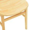 Καρέκλα Lumnia pakoworld rubberwood σε φυσική απόχρωση 46x50x76εκ