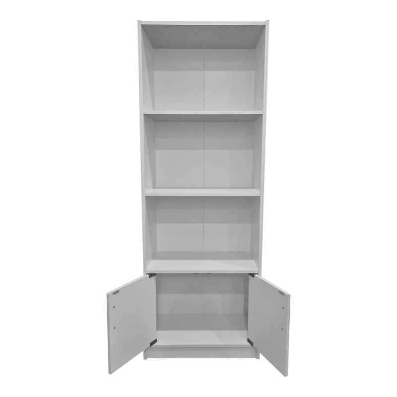 Βιβλιοθήκη Tekaro pakoworld σε λευκή απόχρωση 60x29x166εκ Βιβλιοθήκη Tekaro pakoworld σε λευκή απόχρωση 60x29x166εκ