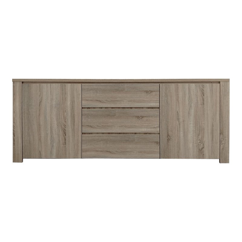 Μπουφές Kalya pakoworld σε sonoma απόχρωση 220x49x89.5εκ