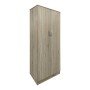 Ντουλάπα δίφυλλη Athos pakoworld σε Sonoma απόχρωση 80x42x180εκ