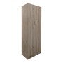 Ντουλάπα δίφυλλη Athos pakoworld σε sonoma απόχρωση 60x42x180εκ