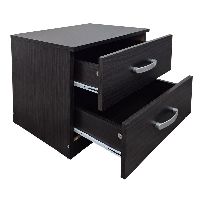 Κομοδίνο Athos pakoworld σε wenge απόχρωση 48x40x41.5εκ