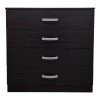 Συρταριέρα Athos pakoworld σε wenge απόχρωση 80x40x79εκ