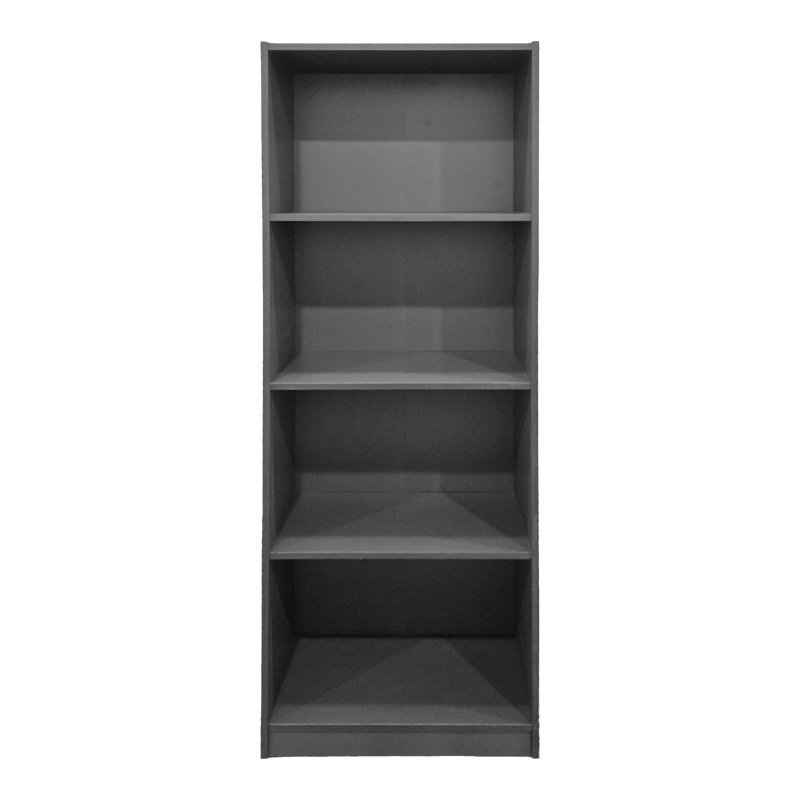 Βιβλιοθήκη Kendy pakoworld ανθρακί 60x30x167εκ Βιβλιοθήκη Kendy pakoworld ανθρακί 60x30x167εκ