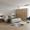 Ντουλάπα εξάφυλλη Athos I pakoworld sonoma 240x42x180εκ