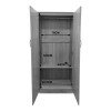 Ντουλάπα τετράφυλλη με πατάρι Athos pakoworld wenge 160x42x240εκ