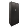 Ντουλάπα τετράφυλλη με πατάρι Athos pakoworld wenge 160x42x240εκ