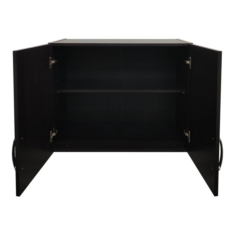 Ντουλάπα τετράφυλλη με πατάρι Athos pakoworld wenge 160x42x240εκ