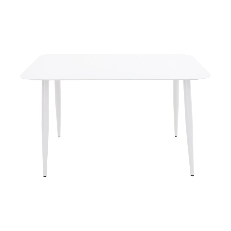 Τραπέζι Vista pakoworld αλουμίνιο σε λευκή απόχρωση 120x70x72εκ