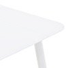 Τραπέζι Vista pakoworld αλουμίνιο σε λευκη απόχρωση 150x80x72εκ