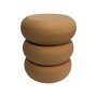 Βοηθητικό τραπέζι Zoubi pakoworld MGO  terracotta Φ35x43εκ