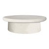 Τραπέζι σαλονιού Herona pakoworld mdf λευκό 100x60x32εκ