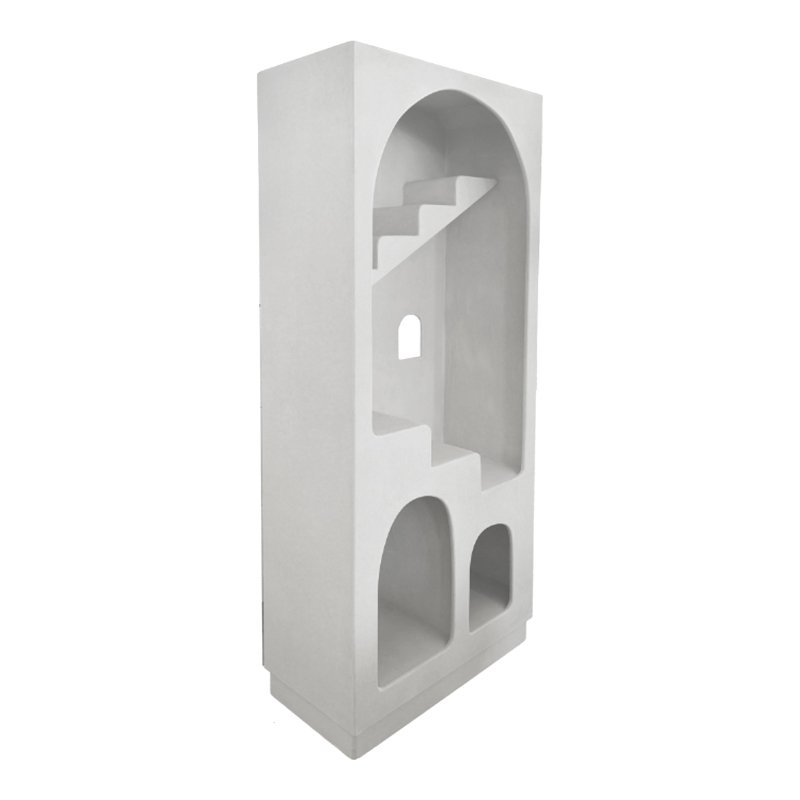 Βιβλιοθήκη-ραφιέρα Boolten pakoworld mdf λευκό 80x38x190εκ Βιβλιοθήκη-ραφιέρα Boolten pakoworld mdf λευκό 80x38x190εκ