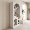 Βιβλιοθήκη-ραφιέρα Boolten pakoworld mdf λευκό 80x38x190εκ Βιβλιοθήκη-ραφιέρα Boolten pakoworld mdf λευκό 80x38x190εκ