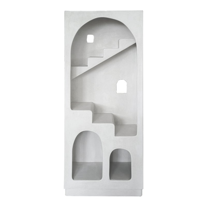 Βιβλιοθήκη-ραφιέρα Boolten pakoworld mdf λευκό 80x38x190εκ Βιβλιοθήκη-ραφιέρα Boolten pakoworld mdf λευκό 80x38x190εκ