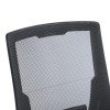 Καρέκλα γραφείου εργασίας Penza pakoworld mesh χρώμα μαύρο 48x58x92-102εκ